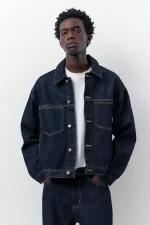 STWD Veste en Jean Style Camionneur (9)