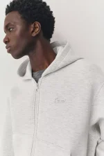 Sweat à Capuche Effet Néoprène STWD (4)