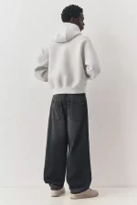 Sweat à Capuche Effet Néoprène STWD (5)