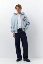 Sweat à Capuche Zippé Avec ÉCussons STWD (1)