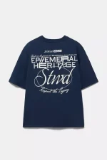 T Shirt Imprimé Bleu STWD (3)