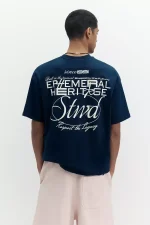 T Shirt Imprimé Bleu STWD (7)