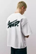 T Shirt à Logo Carré STWD (5)