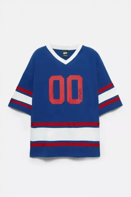 T Shirt de Hockey à Panneaux STWD (1)