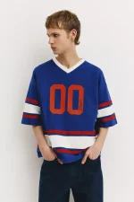 T Shirt de Hockey à Panneaux STWD (8)