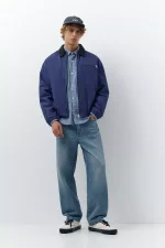 Veste à Col Contrastant STWD (4)