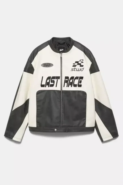 Veste à Empiècements en Similicuir STWD (7)
