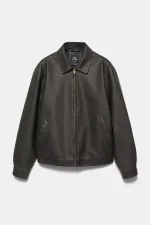 Veste en Similicuir Délavé STWD (1)