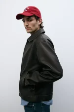 Veste en Similicuir Délavé STWD (3)