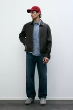 Veste en Similicuir Délavé STWD (4)