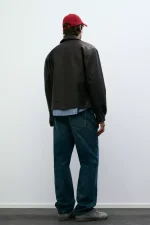 Veste en Similicuir Délavé STWD (6)