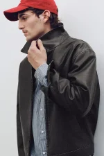 Veste en Similicuir Délavé STWD (8)